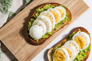 Egg and Avocado Toast for Pre-Training Fuel