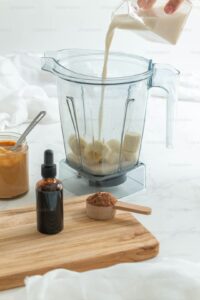 Peanut Butter Banana Recovery Smoothie for Triathletes