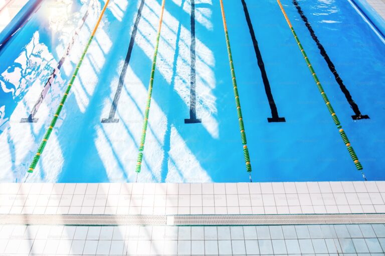 Swimming pool lane training race pace