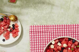 Watermelon and Feta Salad for Hot Race Days