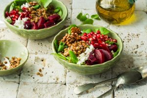 Beetroot and Goat's Cheese Salad for Athletic Recovery