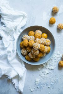 Mango and Coconut Energy Bites: No-Bake Training Snack