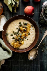 Spiced Pumpkin Porridge for Autumn Morning Training