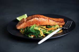 Smoked Salmon Pasta with Capers and Lemon — Race Week Recovery Meal