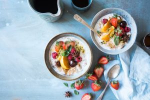 Summer Berry Overnight Oats for Race Week Athletes