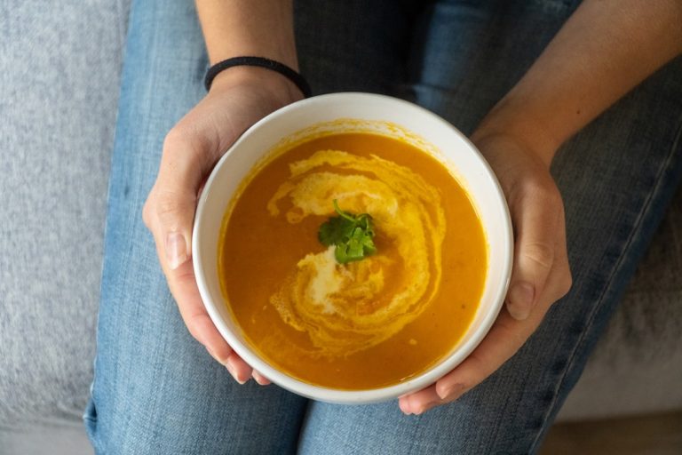 Roasted Pumpkin and Ginger Soup for Recovery